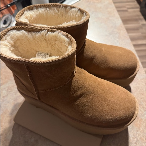 UGG Tan Ankle Boots - Picture 5 of 5